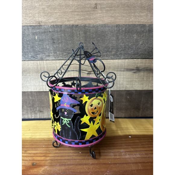 Bookins By Elaine Thompson Halloween Candle Lantern In Box - Picture 1 of 8